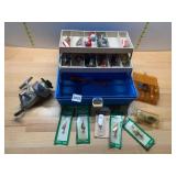 REEL SPORT SPINNING REEL, ADVENTURER TACKLE BOX,