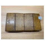OAK FOLDING STOOL, PATENTED FEBRUARY 19 1889,