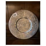 WENDELL AUGUST FORGE ALUMINUM PLATE, TWELVE DAYS