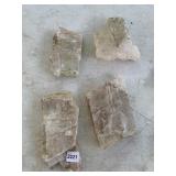 NATURAL SELENITE CRYSTAL SLABS, TRANSLUCENT,