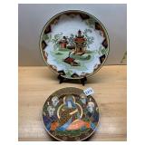 JAPANESE PORCELAIN DECORATIVE PLATES, POLYCHROME