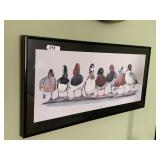 ART PRINT, ALL AMERICAN BOYS, DUCK THEME, SIGNED