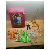 MATTEL THE WORLD OF BARBIE DOLL CASE, PINK,