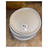 10 HOUSTON MELAMINE DINNER PLATES,  ROUND,