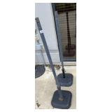 METAL UMBRELLA STANDS, ADJUSTABLE POLES, HEAVY