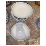 10 G.E.T. MELAMINE BOWLS, B-4500, OFF-WHITE, NSF