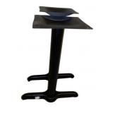 BLACK METAL TABLE BASES H-FRAME DESIGN, MOUNTING