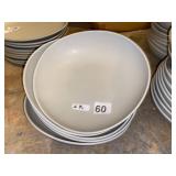 5 G.E.T. MELAMINE BOWLS, B-4500, MATTE FINISH,