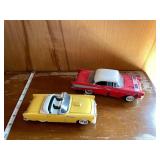 MOTOR MAX 1/24 SCALE DIE-CAST MODEL CARS, YELLOW