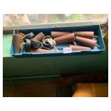 ASSORTED FURNITURE HARDWARE, WOODEN TAPERED LEGS,