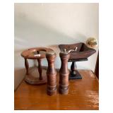 GAILSTYN-SUTTON PIPE HOLDER, SCHIBE PINE BOWL,