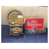 SCHAEFER BEER BARREL WALL SIGN, OLD MILWAUKEE