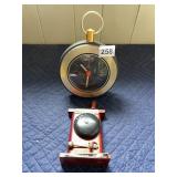 LINCOLN QUARTZ WALL CLOCK, GERMAN MOVEMENT, METAL