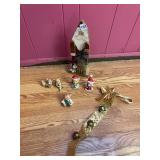 HOMCO CHRISTMAS FIGURINES, DEER, ANGEL, MOUSE,