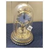 CONCORD PA WESTMINSTER MANTEL CLOCK, GLASS DOME,