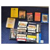 ASSORTED 8-TRACK TAPES, VARIOUS ARTISTS INCL LED