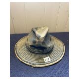 DENIM BUCKET HAT, ACID WASH FINISH, SIZE L.