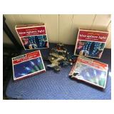 HOLIDAY LIVING BLUE SPHERE LIGHTS,