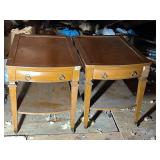 MERSMAN END TABLES, WOOD CONSTRUCTION, SINGLE