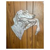 N.J. SHELL CASTING MARIETTA PA CAST METAL DOG W/