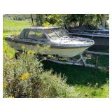 IMP AZTEC CABIN CRUISER, MERCURY MERCRUISER STERN