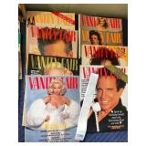 ASSORTED VANITY FAIR MAGAZINES, VARIOUS 1991-1992