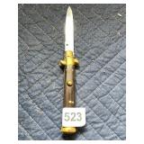 HORSTER ROSTFREI FOLDING KNIFE, WOOD HANDLE,