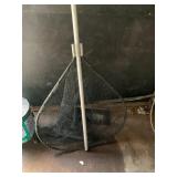 FISHING LANDING NET, TELESCOPING HANDLE, MESH