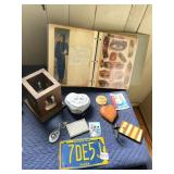 COLLECTIBLE ASSORTMENT, INCLUDES SCRAPBOOK,
