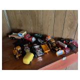 ASSORTED DIE-CAST AND PLASTIC TOY VEHICLES, INCL