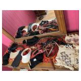 ASSORTED ACCESSORIES INCL STUDDED BELT, TEXTILE
