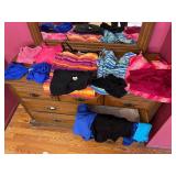 ASSORTED LADIES SWIMWEAR AND TOPS, INCL