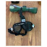 CAMOUFLAGE SCOPE TOY W/ PROTECTIVE GOGGLES.