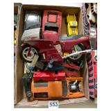 ASSORTED DIE-CAST AND PLASTIC VEHICLES, INCLUDES