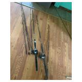 PENN 320 GT HIGH SPEED FISHING REELS, MOUNTED ON