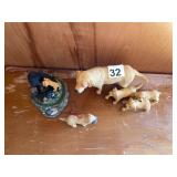 SANDICAST BLACK LABRADOR FIGURINES, LIL SNOOZERS