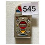 SLOT MACHINE THEME GAS LIGHTER, 777 DESIGN, METAL