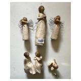 WILLOW TREE FIGURINES, DEMDACO, ANGEL THEMES.