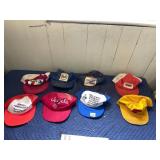 ADVERTISING TRUCKER HATS, MESH BACKS, ASSORTED