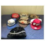 ASSORTED TRUCKER HATS, ADVERTISING CAPS, DAD