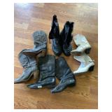 FRYE LEATHER WESTERN BOOTS, ARCTIC CAT WINTER