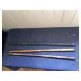 ADVERTISING YARDSTICKS, WOOD CONSTRUCTION,
