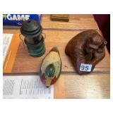 RED MILL MFG HAND-CARVED STYLE FIGURE, AVON