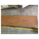 HARDSHELL GUN CASE, MOLDED DEER SCENE ON