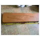 HARDSHELL GUN CASE, MOLDED DEER SCENE ON