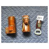 CERAMIC GUN SHOT AND LONG SHOT NOVELTY POURERS,