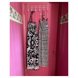 MAGIC BRAND MAXI DRESSES, HALTER STYLE, BLACK AND