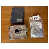 WENDELL AUGUST FORGE METAL HAIR CLIP W/ BLACK