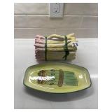 MOTTAHEDEH ASPARAGUS COVERED DISH, AMORA ITALIAN