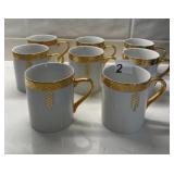 8 IMPERIAL FOR TIFFANY & CO. MUGS, FRANK LLOYD